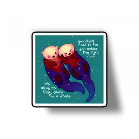 Insigne/Brose - Insigna personalizata cu brosa Wise Otter