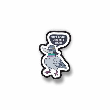 Insigne/Brose - Insigna personalizata cu brosa Nice bagel