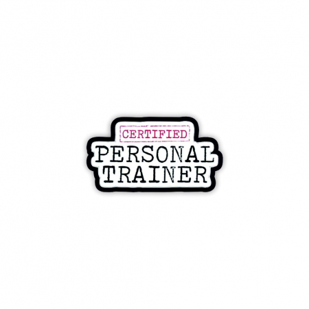 Insigne/Brose - Insigna personalizata cu brosa Personal trainer