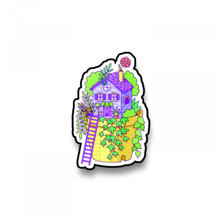 Insigne/Brose - Insigna personalizata cu brosa Plant house