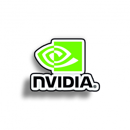 Insigne/Brose - Insigna personalizata cu brosa Nvidia