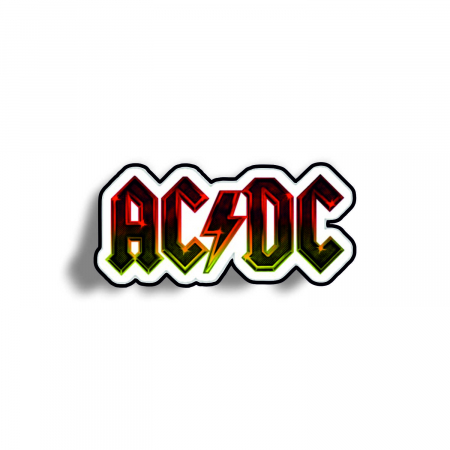 Insigne/Brose - Insigna personalizata cu brosa ACDC