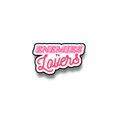 Insigne/Brose - Insigna personalizata cu brosa Enemies to lovers