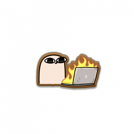 Insigne/Brose - Insigna personalizata cu brosa Fire
