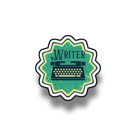 Insigne/Brose - Insigna personalizata cu brosa Writer