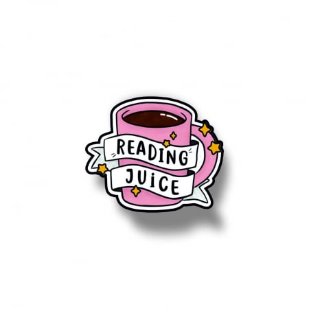 Insigne/Brose - Insigna personalizata cu brosa Reading juice