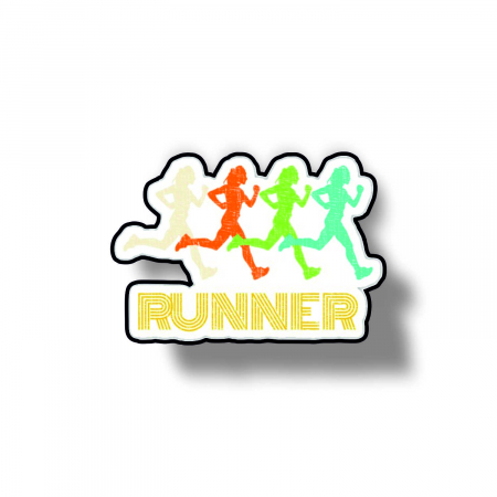Insigne/Brose - Insigna personalizata cu brosa Runner