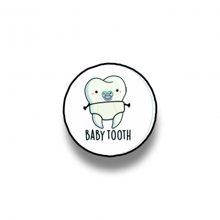 Insigna personalizata cu brosa Baby tooth