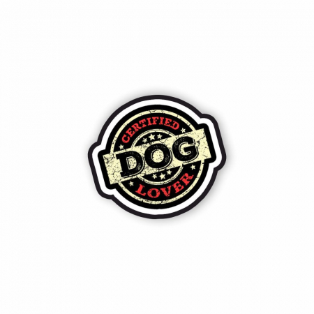 Insigne/Brose - Insigna personalizata cu brosa Dog lover