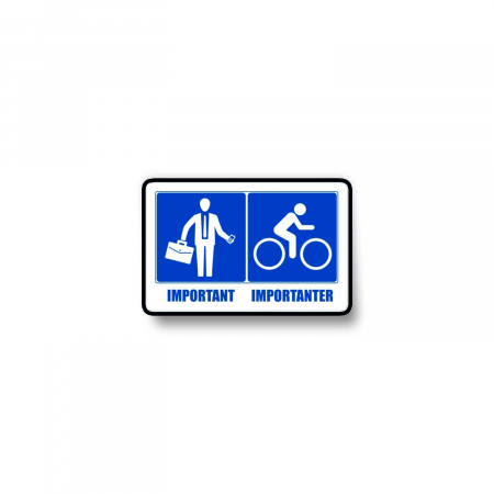 Insigne/Brose - Insigna personalizata cu brosa Importanter