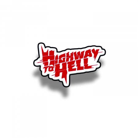 Insigne/Brose - Insigna personalizata cu brosa Highway to hell