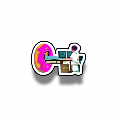 Insigne/Brose - Insigna personalizata cu brosa Donut RMN