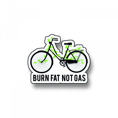 Insigne/Brose - Insigna personalizata cu brosa Burn fat not gas