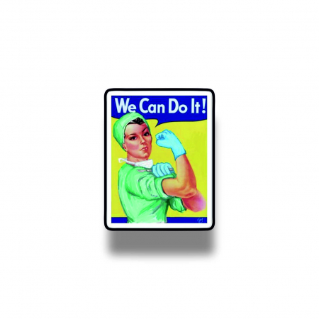 Insigne/Brose - Insigna personalizata cu brosa We can do it