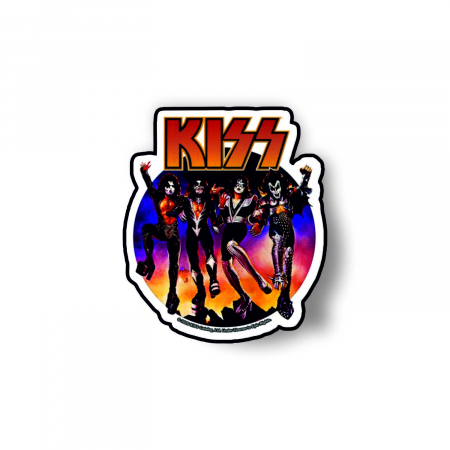Insigne/Brose - Insigna personalizata cu brosa Kiss
