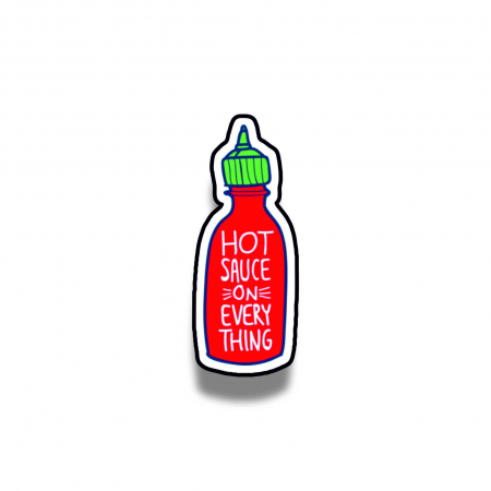 Insigne/Brose - Insigna personalizata cu brosa Hot sauce