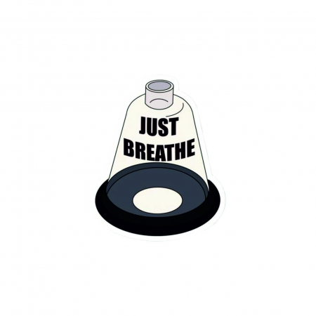 Insigne/Brose - Insigna personalizata cu brosa Just breath