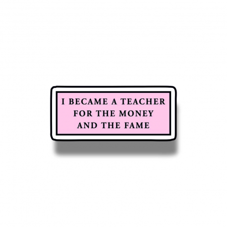Insigne/Brose - Insigna personalizata cu brosa I became a teacher