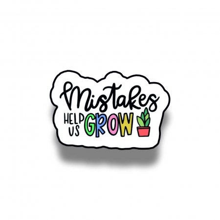 Insigne/Brose - Insigna personalizata cu brosa Mistakes help us grow
