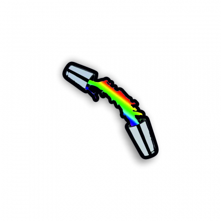 Insigne/Brose - Insigna personalizata cu brosa Rainbow drink