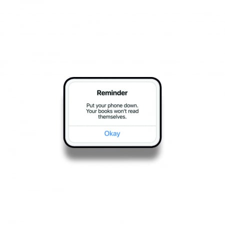 Insigne/Brose - Insigna personalizata cu brosa Put the phone down