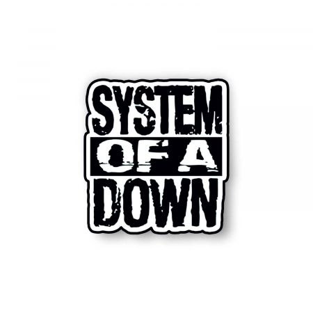 Insigne/Brose - Insigna personalizata cu brosa System of a down