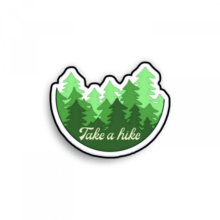 Insigne/Brose - Insigna personalizata cu brosa Take a hike
