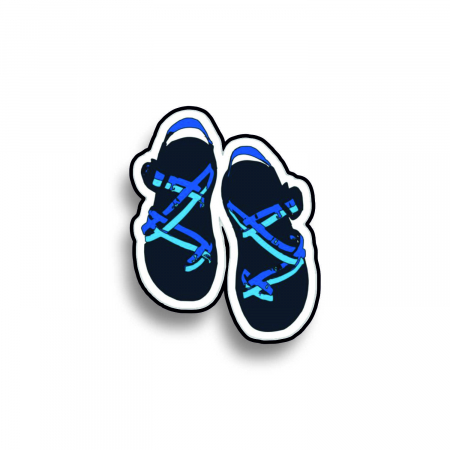 Insigne/Brose - Insigna personalizata cu brosa Sandale