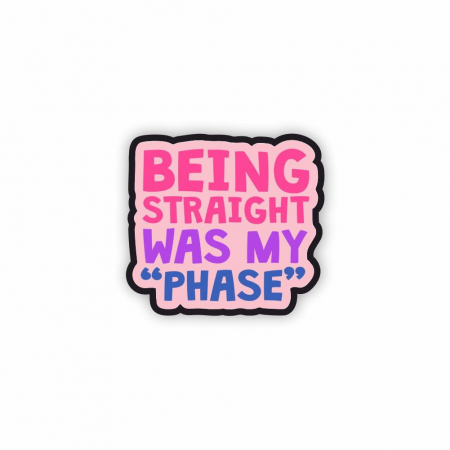 Insigne/Brose - Insigna personalizata cu brosa Being straight