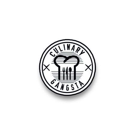 Insigne/Brose - Insigna personalizata cu brosa Culinary gangsta