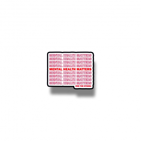 Insigne/Brose - Insigna personalizata cu brosa Mental health matters multicolor