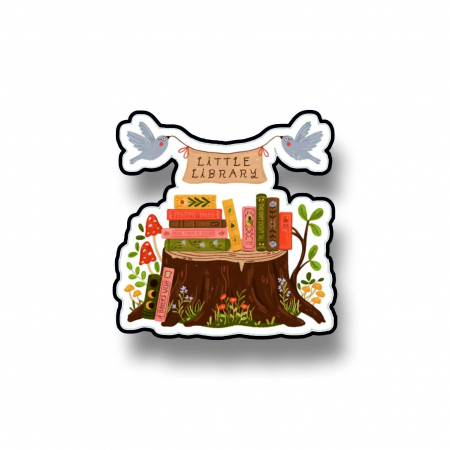 Insigne/Brose - Insigna personalizata cu brosa Little library