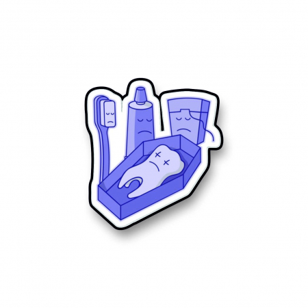 Insigne/Brose - Insigna personalizata cu brosa Dead tooth