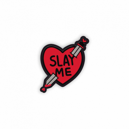 Insigne/Brose - Insigna personalizata cu brosa Slay me