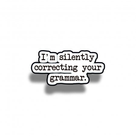 Insigne/Brose - Insigna personalizata cu brosa I'm silently correcting your grammar