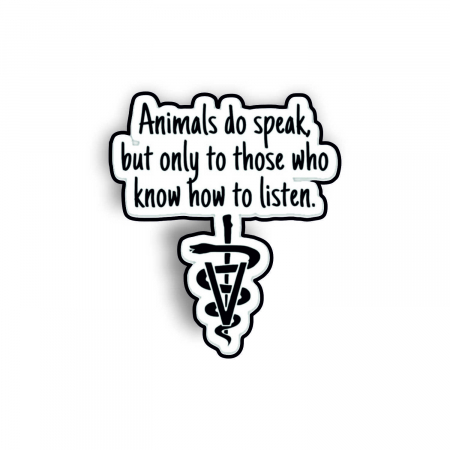Insigne/Brose - Insigna personalizata cu brosa Animals do speak