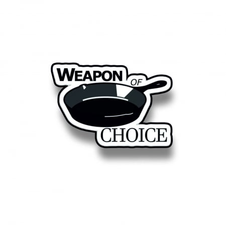Insigne/Brose - Insigna personalizata cu brosa Weapon of choice