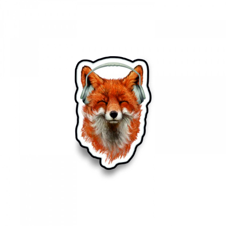 Insigna personalizata cu brosa Fox music