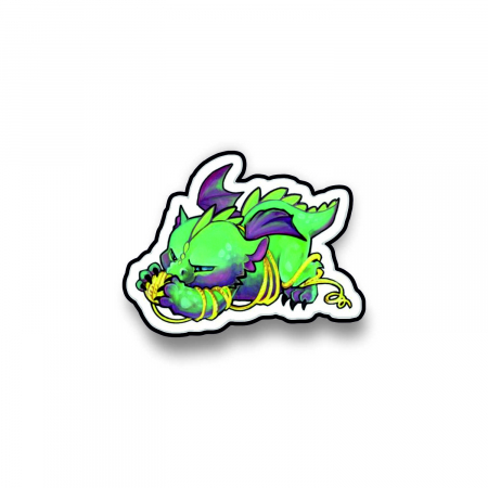 Insigne/Brose - Insigna personalizata cu brosa Yarn dragon