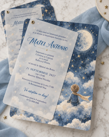 Invitatii botez - Invitatie botez Micul Print