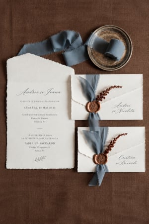 Invitatii nunta - Invitatie de nunta A4 Boho Silk