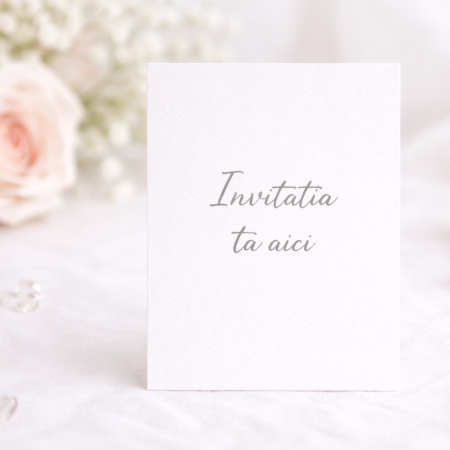 Invitatii nunta - Invitatie de nunta personalizata – doar print