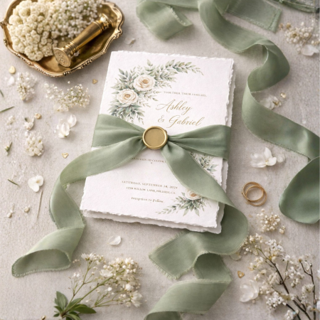 Invitatii nunta - Invitatie nunta White Roses