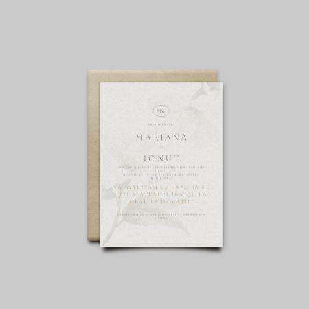 Articole nunta personalizata - Invitatie nunta personalizata Whispering Pines