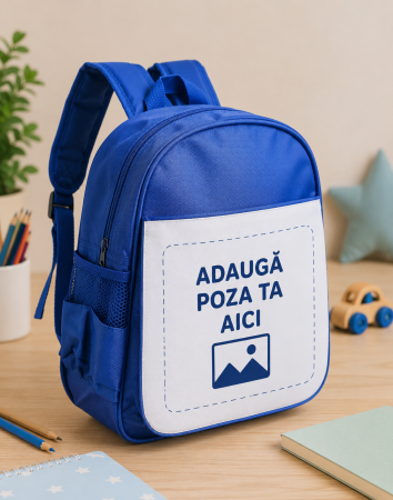 Back to School - Ghiozdan personalizat cu fotografia copilului