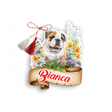 Martisor handmade model Bulldog