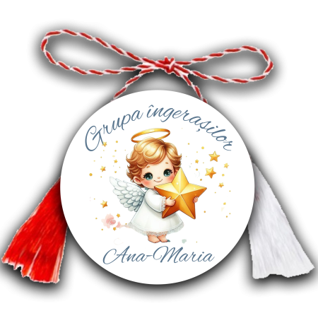 Martisoare - Martisor personalizat cu nume ingeras