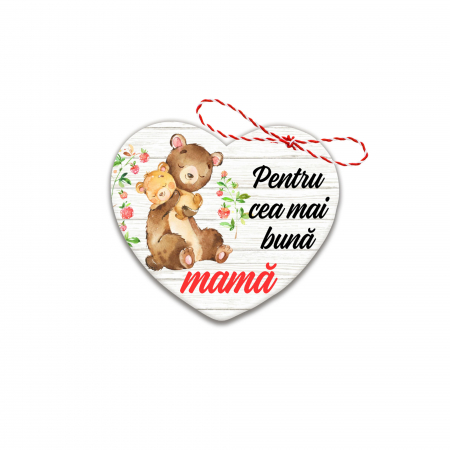 Martisoare - Martisor handmade pentru cea mai buna mama model urs