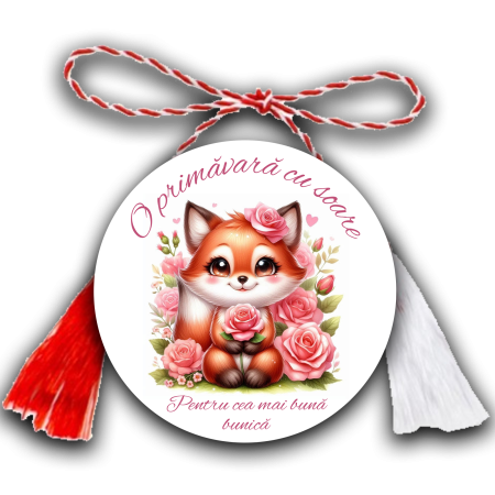 Martisoare - Martisor personalizat cu nume vulpe