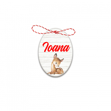 Martisoare - Martisor handmade cu nume caprioara